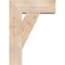 Ekena Millwork Traditional Block Smooth Bracket w/ Offset Brace, Douglas Fir, 7 1/2"W x 20"D x 28"H BKT0806X20X28TRA05SDF - alternate 4